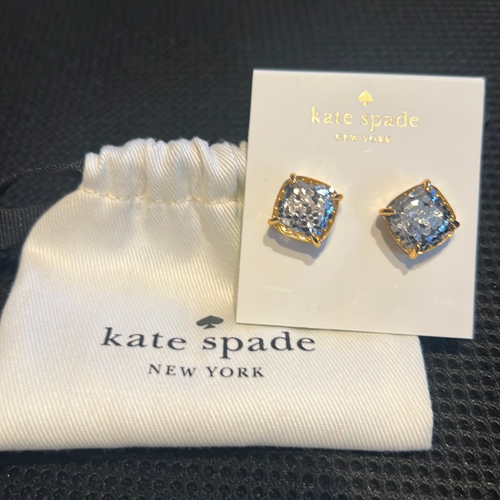 Kate Spade Gold Patina Stud Earrings